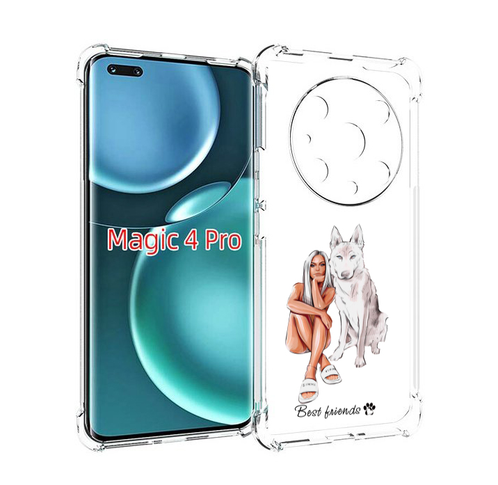 

Чехол MyPads Лучшие-друзья для Honor Magic4 Pro, Прозрачный, Tocco