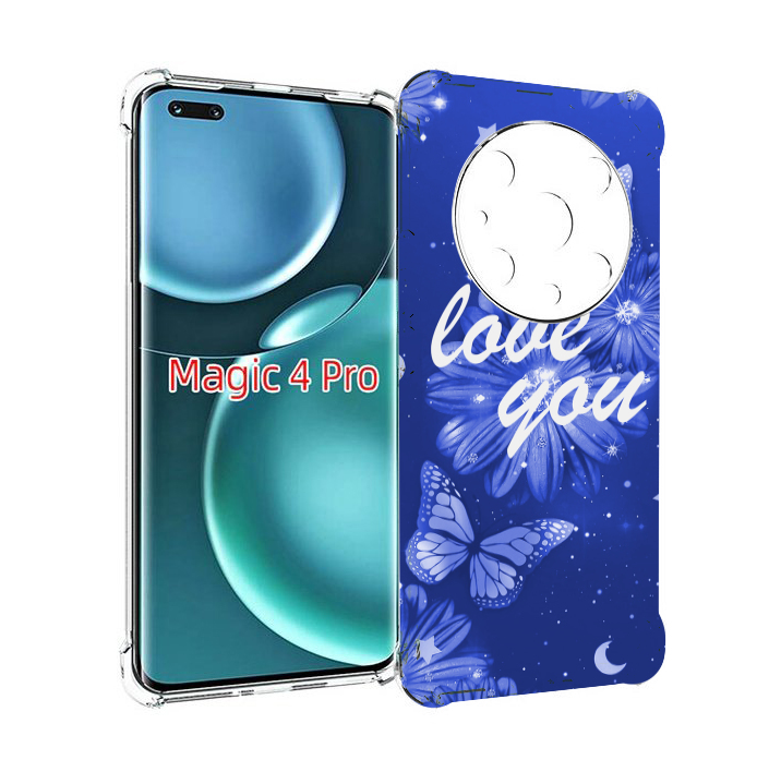 

Чехол MyPads Люблю-тебя-с-бабочками для Honor Magic4 Pro, Прозрачный, Tocco