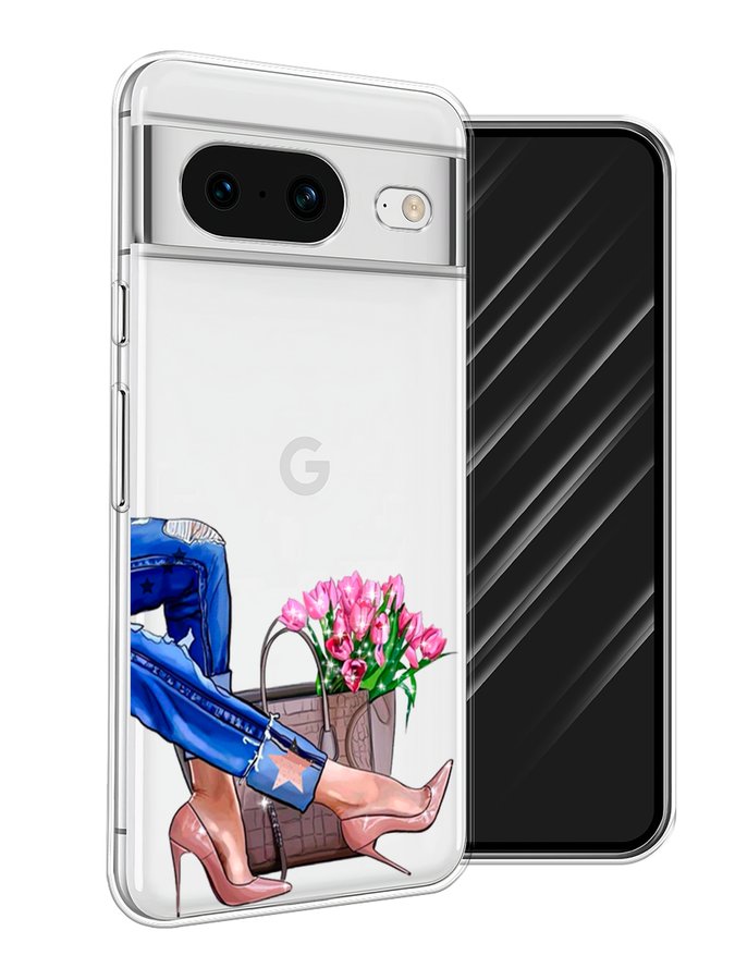 

Чехол Awog на Google Pixel 8 "Каблучки", Синий, 271550-7