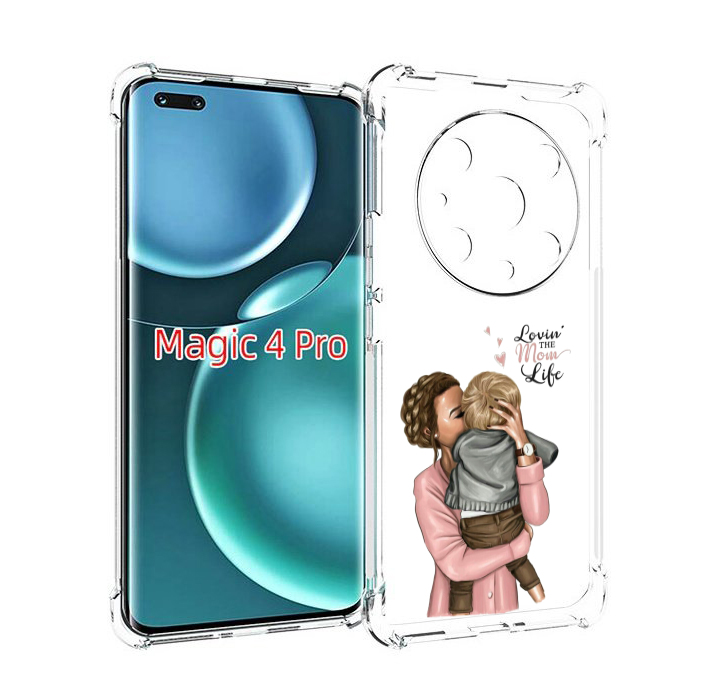 

Чехол MyPads Любовь-мамы детский для Honor Magic4 Pro, Прозрачный, Tocco