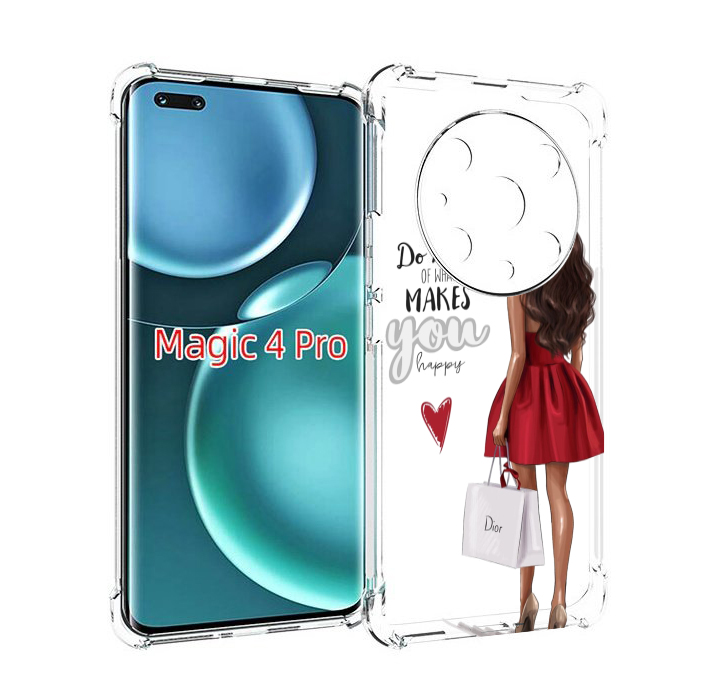 

Чехол MyPads Маленькие-радости женский для Honor Magic4 Pro, Прозрачный, Tocco