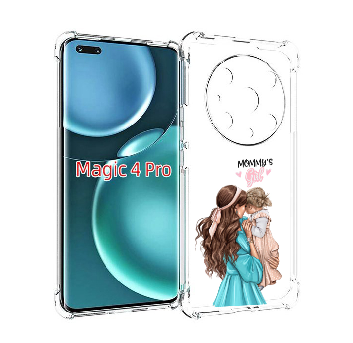 

Чехол MyPads Мама-девочки женский для Honor Magic4 Pro, Прозрачный, Tocco