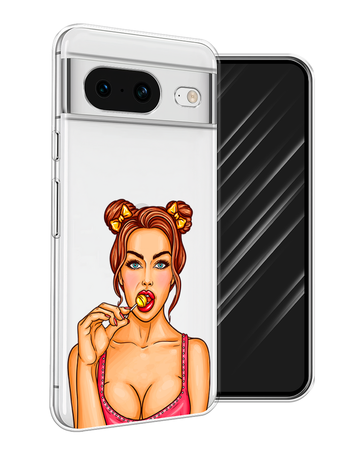 

Чехол Awog на Google Pixel 8 "Вкусный леденец", Бежевый;коричневый;розовый, 271550-7