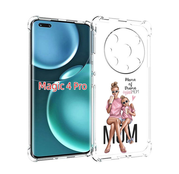 

Чехол MyPads Мама-мечты женский для Honor Magic4 Pro, Прозрачный, Tocco