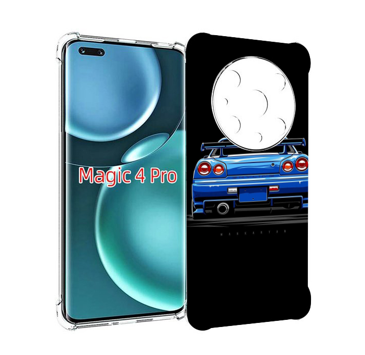 

Чехол MyPads Машина-синяя мужской для Honor Magic4 Pro, Прозрачный, Tocco
