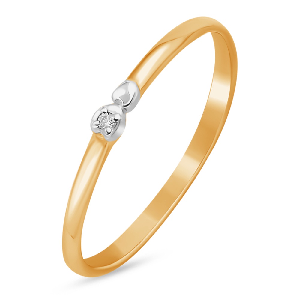 

Кольцо из золота р.  585Gold 301012299, фианит, 301012299