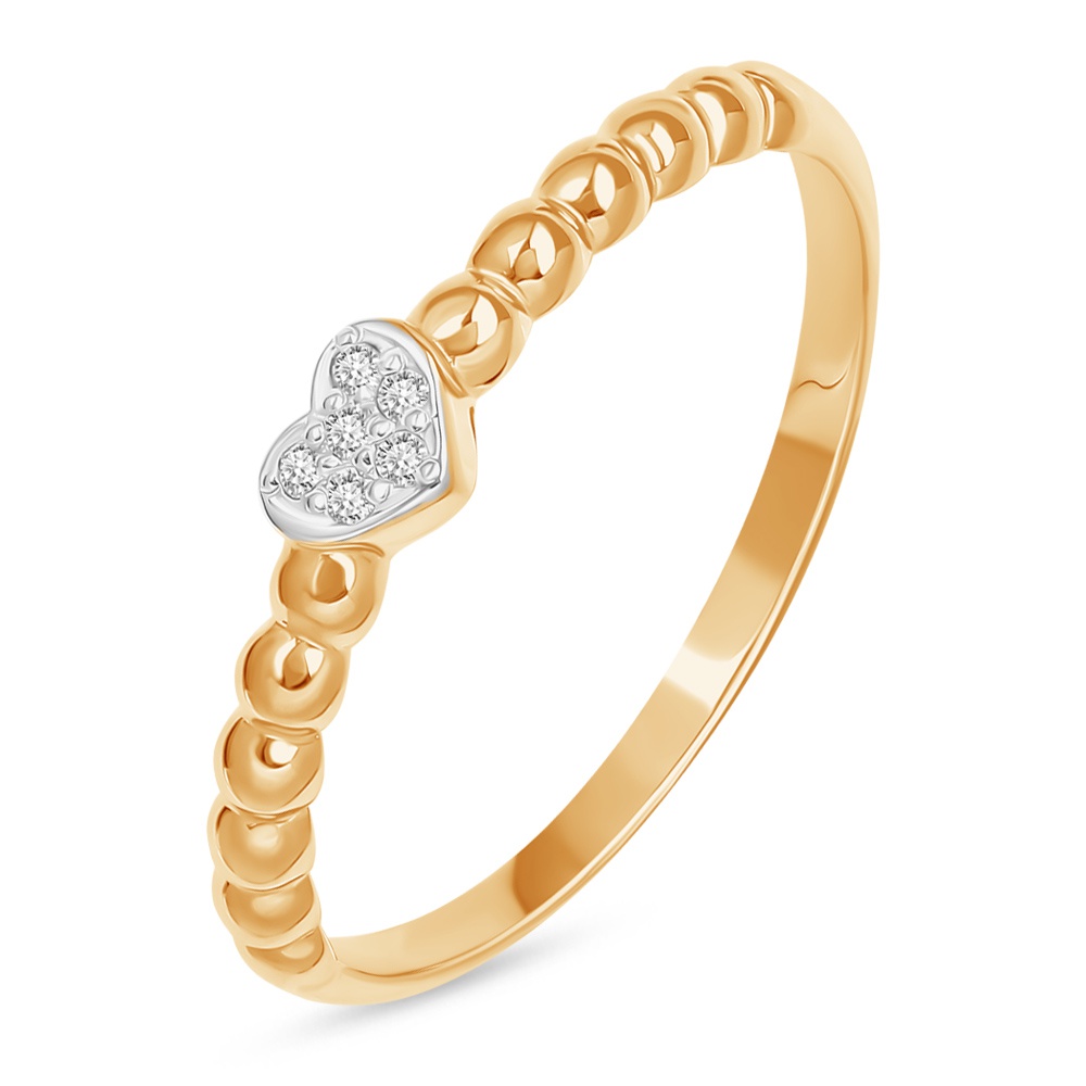 

Кольцо из золота р. , 585Gold 301012286, фианит, 301012286