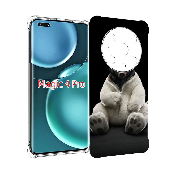 

Чехол MyPads Медведь-бурый-белый для Honor Magic4 Pro, Прозрачный, Tocco