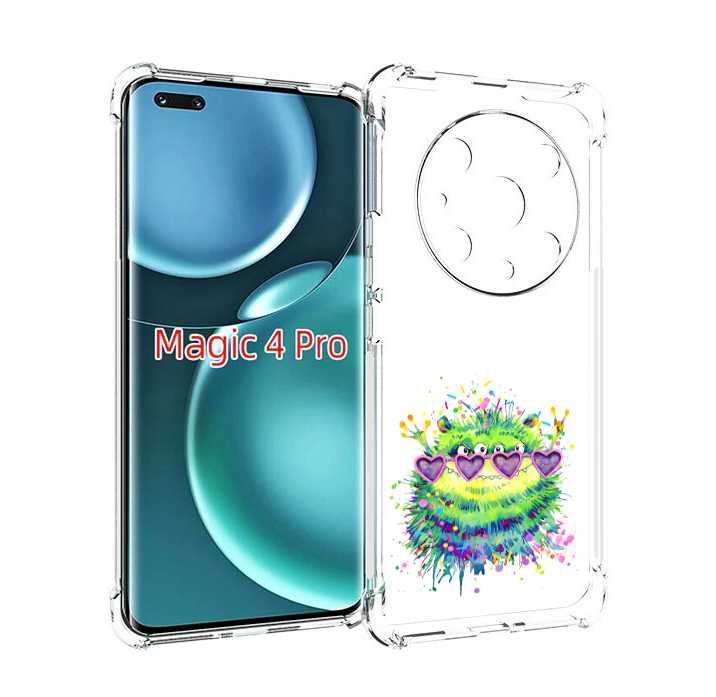 

Чехол MyPads Пушистый персонаж для Honor Magic4 Pro, Прозрачный, Tocco