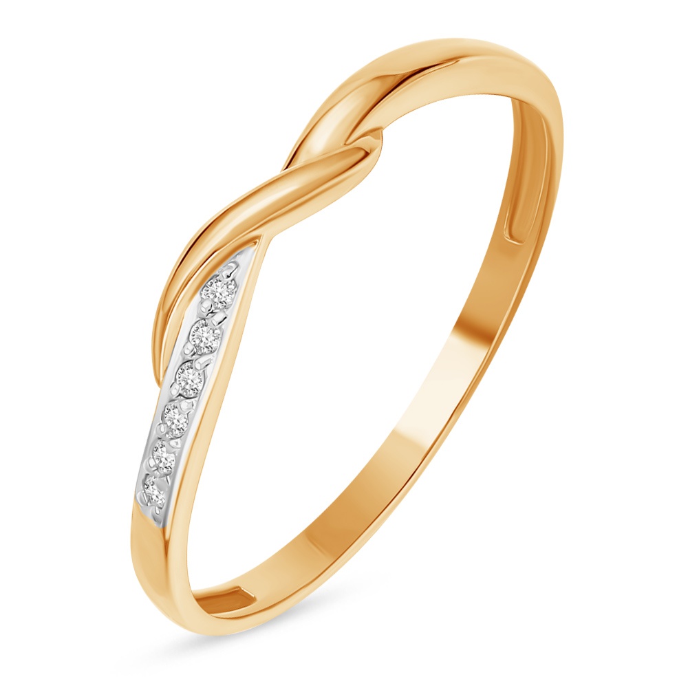 

Кольцо из золота р. , 585Gold 301012283, фианит, 301012283