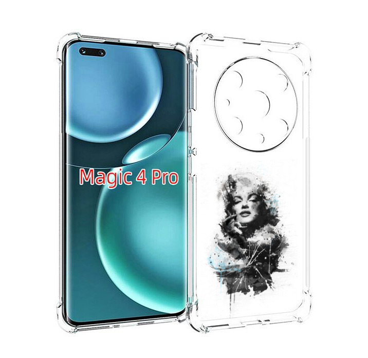 

Чехол MyPads Мерлин Монро загадочная женский для Honor Magic4 Pro, Прозрачный, Tocco