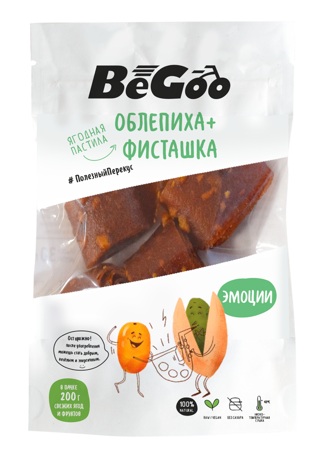 

Пастила BeGoo облепиха-фисташки 30 г