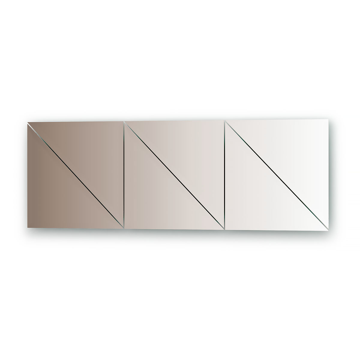 Зеркальная плитка с фацетом 15 мм    Evoform BY 1567 30x30см