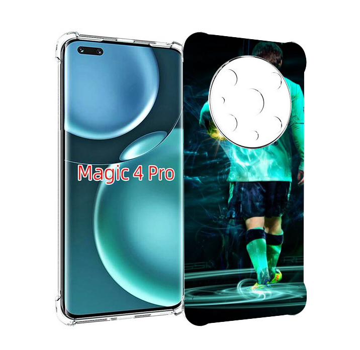 

Чехол MyPads Месси мужской для Honor Magic4 Pro, Прозрачный, Tocco