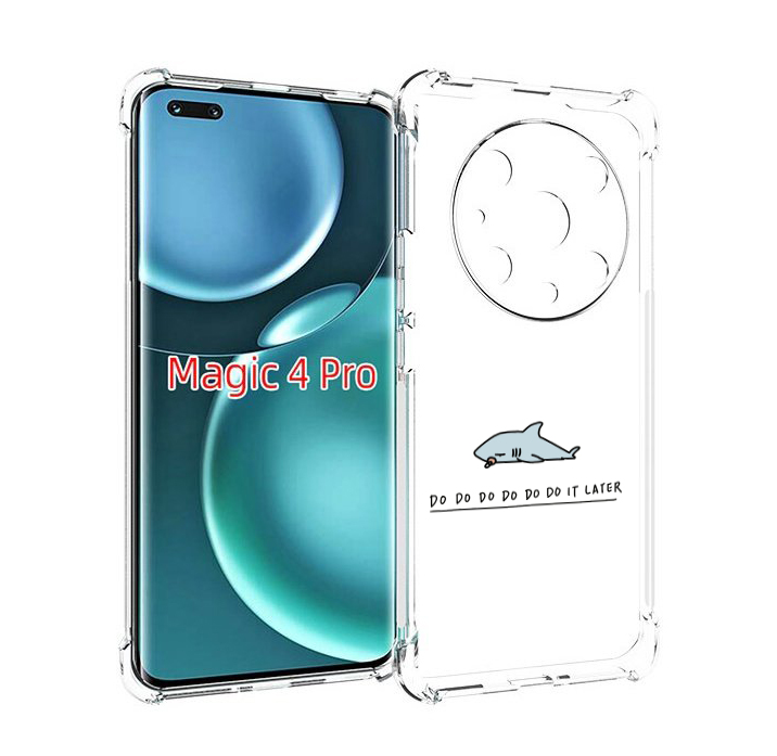 

Чехол MyPads Мини-акула для Honor Magic4 Pro, Прозрачный, Tocco