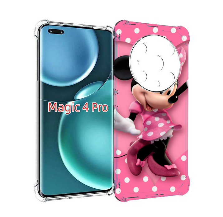 

Чехол MyPads Минни-Маус-в-сердце женский для Honor Magic4 Pro, Прозрачный, Tocco