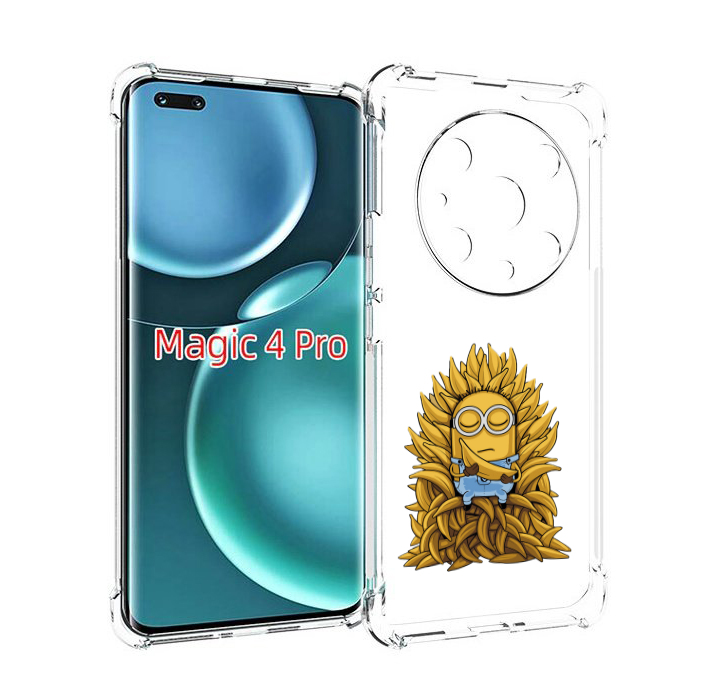 

Чехол MyPads Миньон с бананами для Honor Magic4 Pro, Прозрачный, Tocco