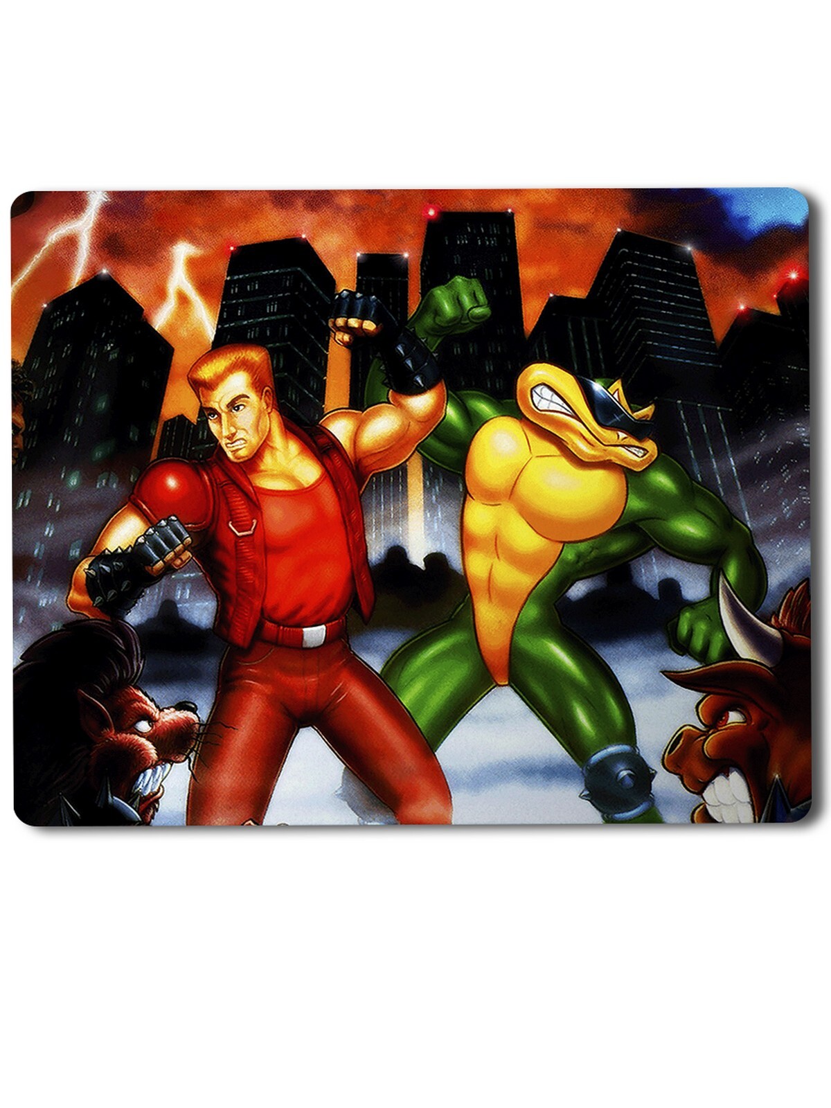 

Игровой коврик для мыши NoBrand Battletoads & Double Dragon - 1 (XJR030), Battletoads & Double Dragon - 1