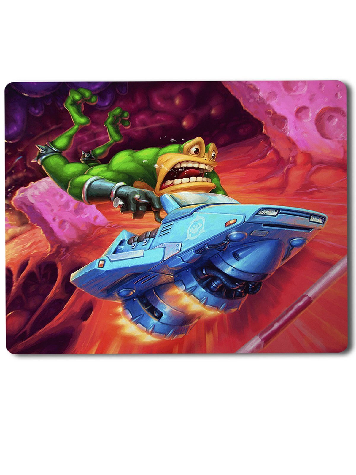 

Игровой коврик для мыши NoBrand Battletoads & Double Dragon легушка на байке - 3 (XJR031), Battletoads & Double Dragon легушка на байке - 3