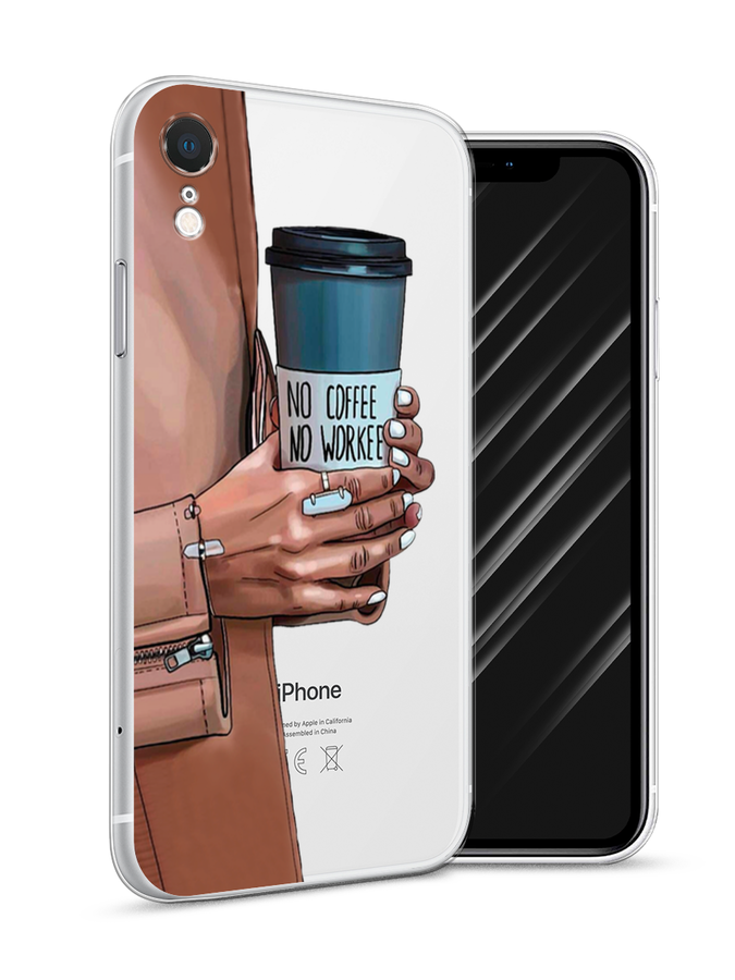 

Чехол Awog на Apple iPhone XR (10R) / Айфон XR (10R) "No coffee", Разноцветный, 12050-7