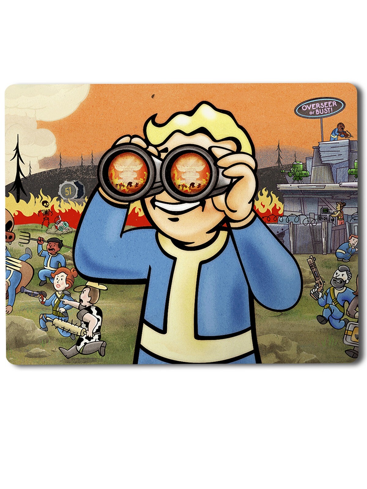 

Игровой коврик для мыши NoBrand Fallout - 6 (XJR062), Fallout - 6