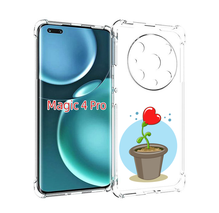 

Чехол MyPads Растение любви 14 февраля для Honor Magic4 Pro, Прозрачный, Tocco