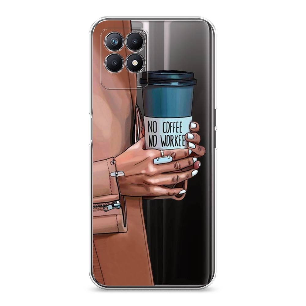 

Чехол Awog на Realme 8i "No coffee", Разноцветный, 257350-7