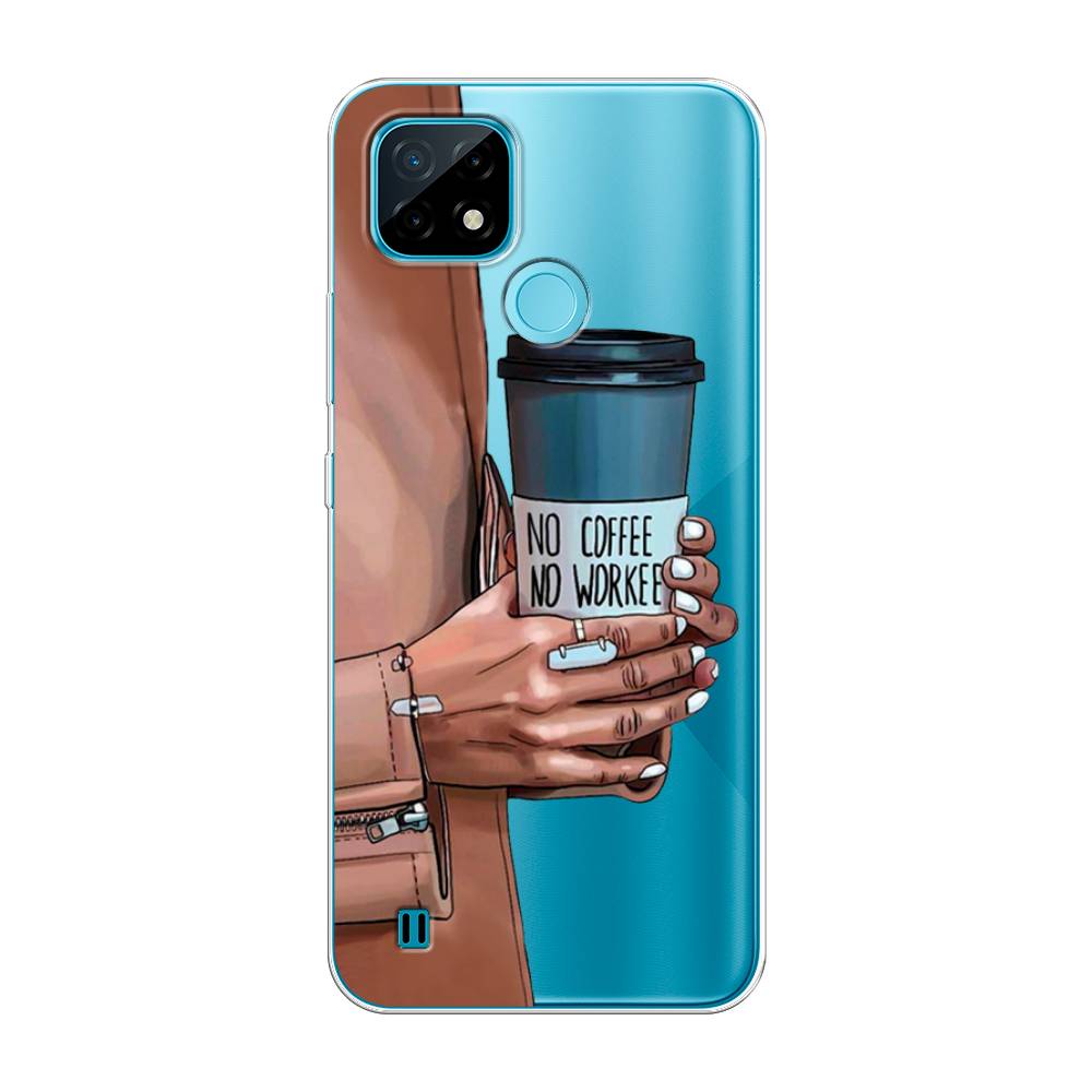 

Чехол Awog на Realme C21 "No coffee", Разноцветный, 254950-7