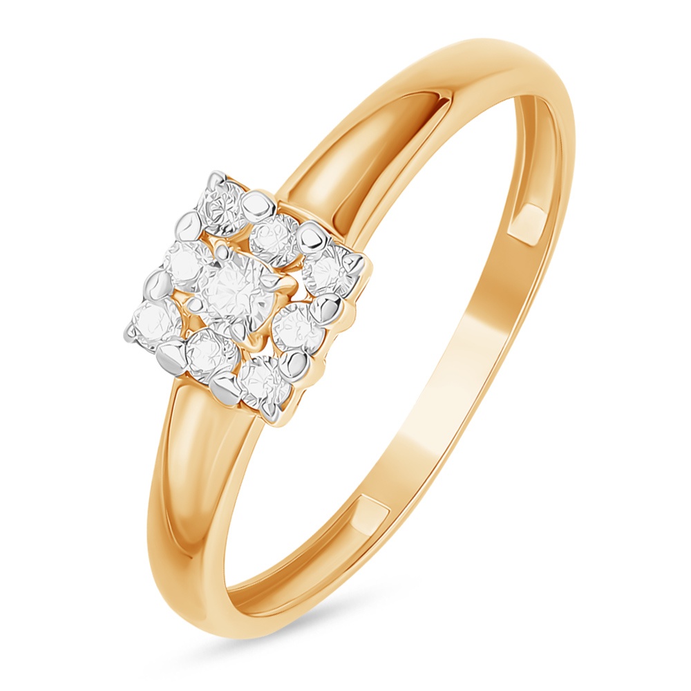 

Кольцо из золота р. , 585Gold 301012178, фианит, 301012178
