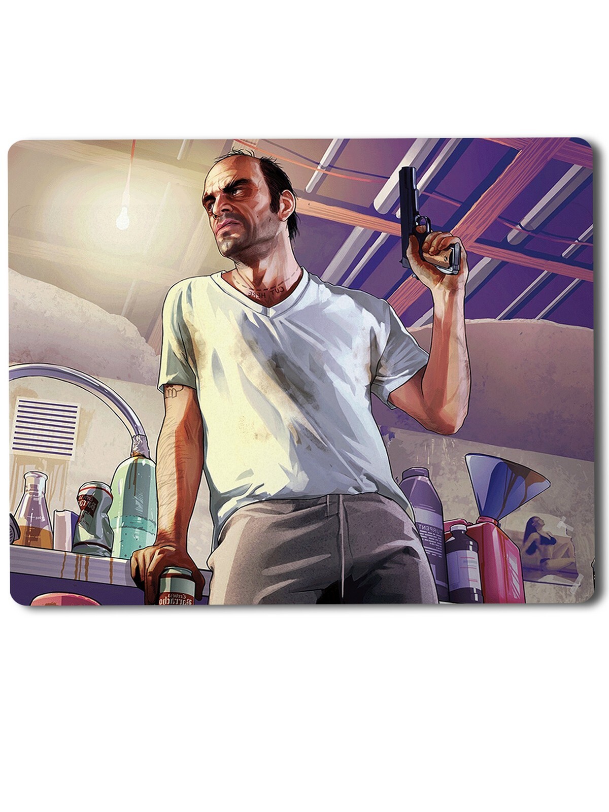 

Игровой коврик для мыши NoBrand GTA 5 - 18 (XJR069), GTA 5 - 18