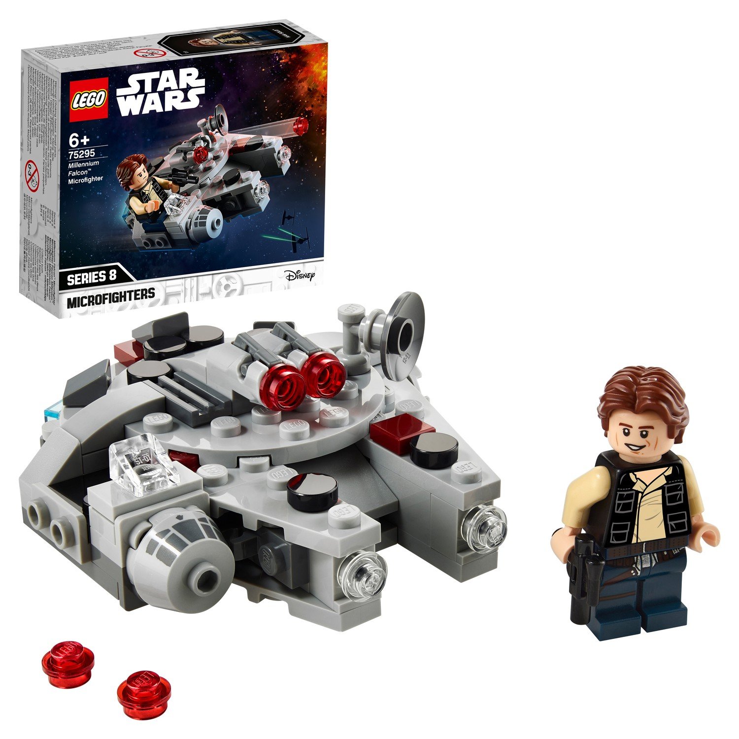 

Конструктор LEGO Star Wars Микрофайтеры Сокол тысячелетия 75295