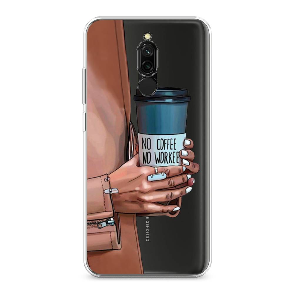 

Чехол Awog на Xiaomi Redmi 8 "No coffee", Разноцветный, 37150-7