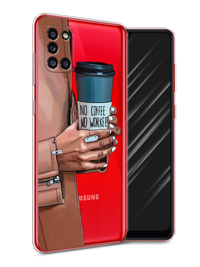 

Чехол Awog на Samsung Galaxy A31 / Самсунг A31 "No coffee", Разноцветный, 2100350-7