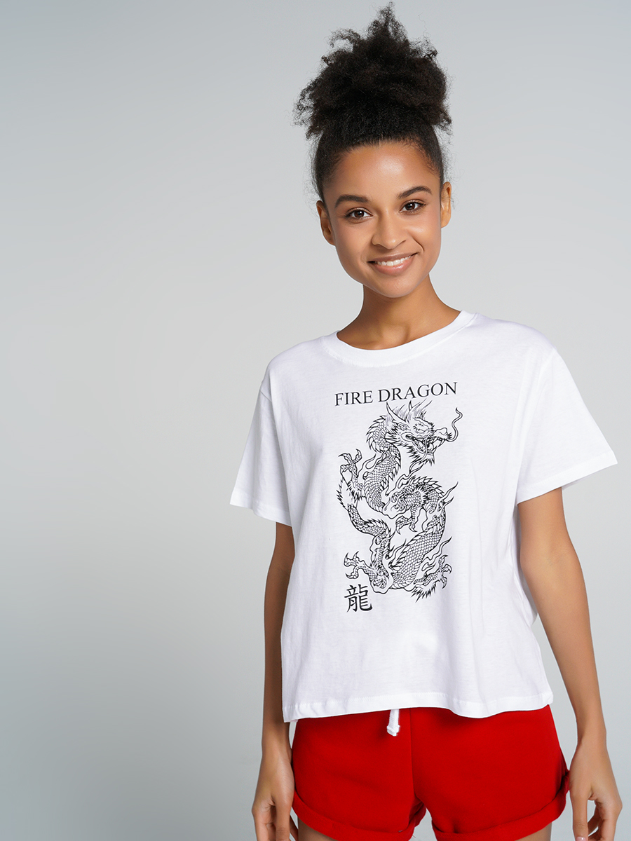 

Футболка женская ТВОЕ 74994 белая XL, 74994
