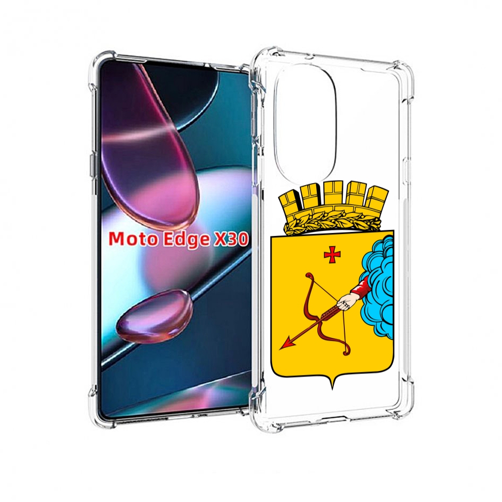 

Чехол MyPads герб-кировская-область для Motorola Moto Edge X30, Прозрачный, Tocco