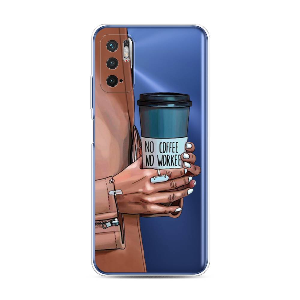 фото Чехол awog "no coffee" для xiaomi redmi note 10 5g