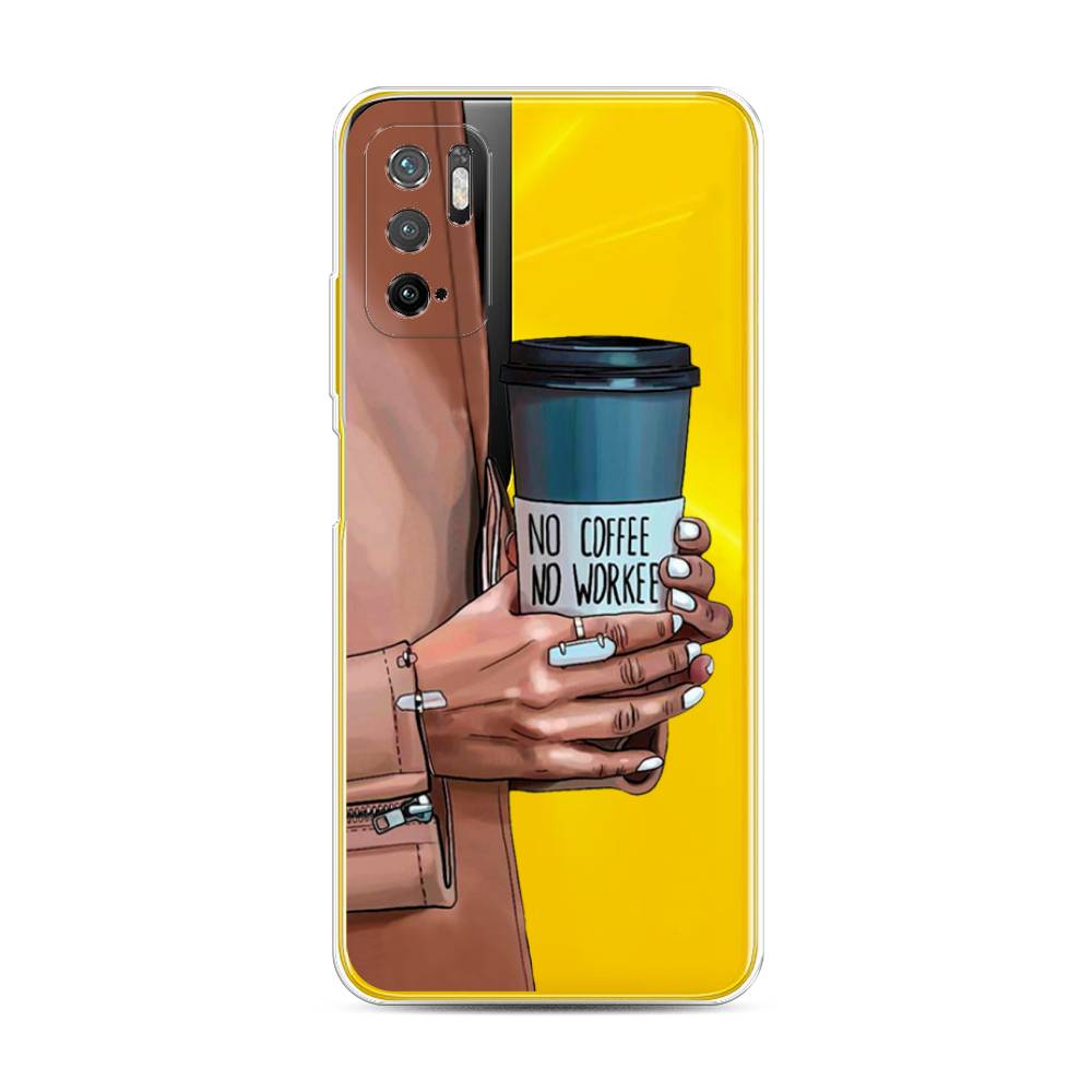 

Чехол Awog на Poco M3 Pro "No coffee", Разноцветный, 311050-7