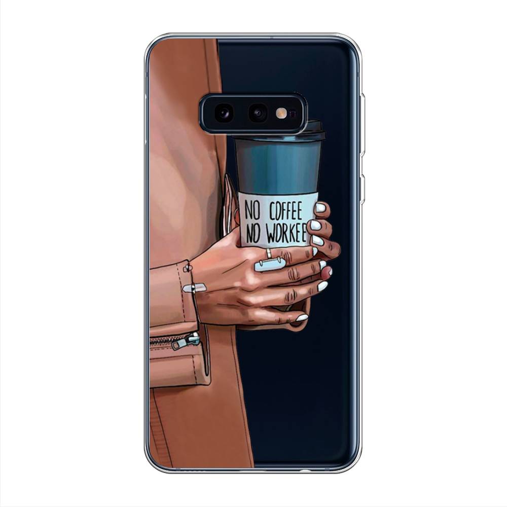 

Чехол Awog на Samsung Galaxy S10E "No coffee", Разноцветный, 27250-7
