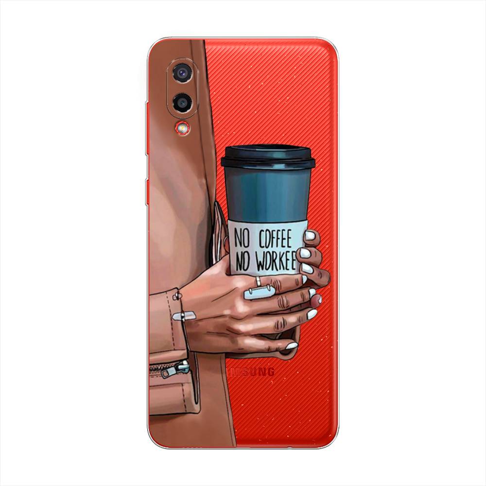 

Чехол Awog на Samsung Galaxy A02 / Самсунг A02 "No coffee", Разноцветный, 2102550-7
