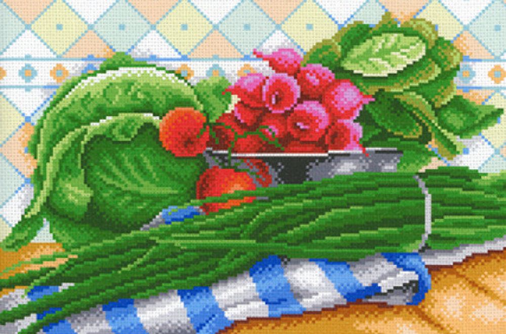 

Рисунок на ткани «Дары лета»