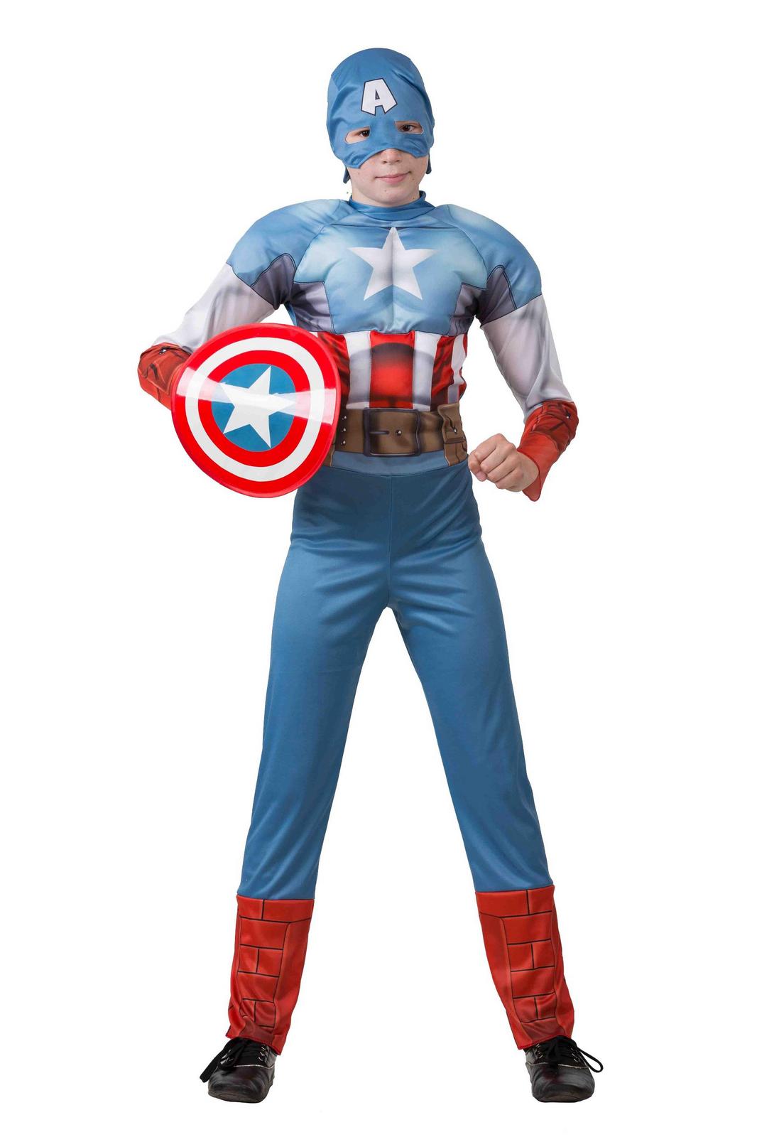 Карнавальный костюм Batik Капитан Америка, мультиколор, 122