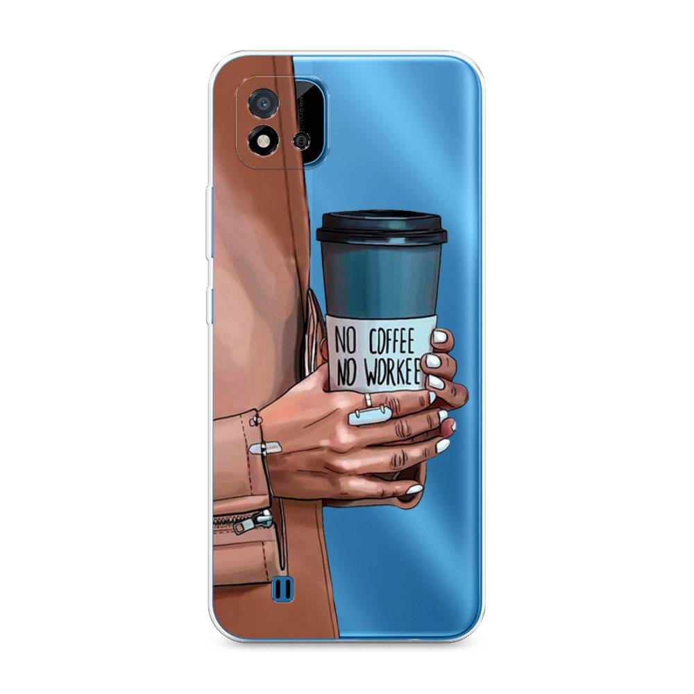 

Чехол Awog на Realme C20 "No coffee", Разноцветный, 254850-7