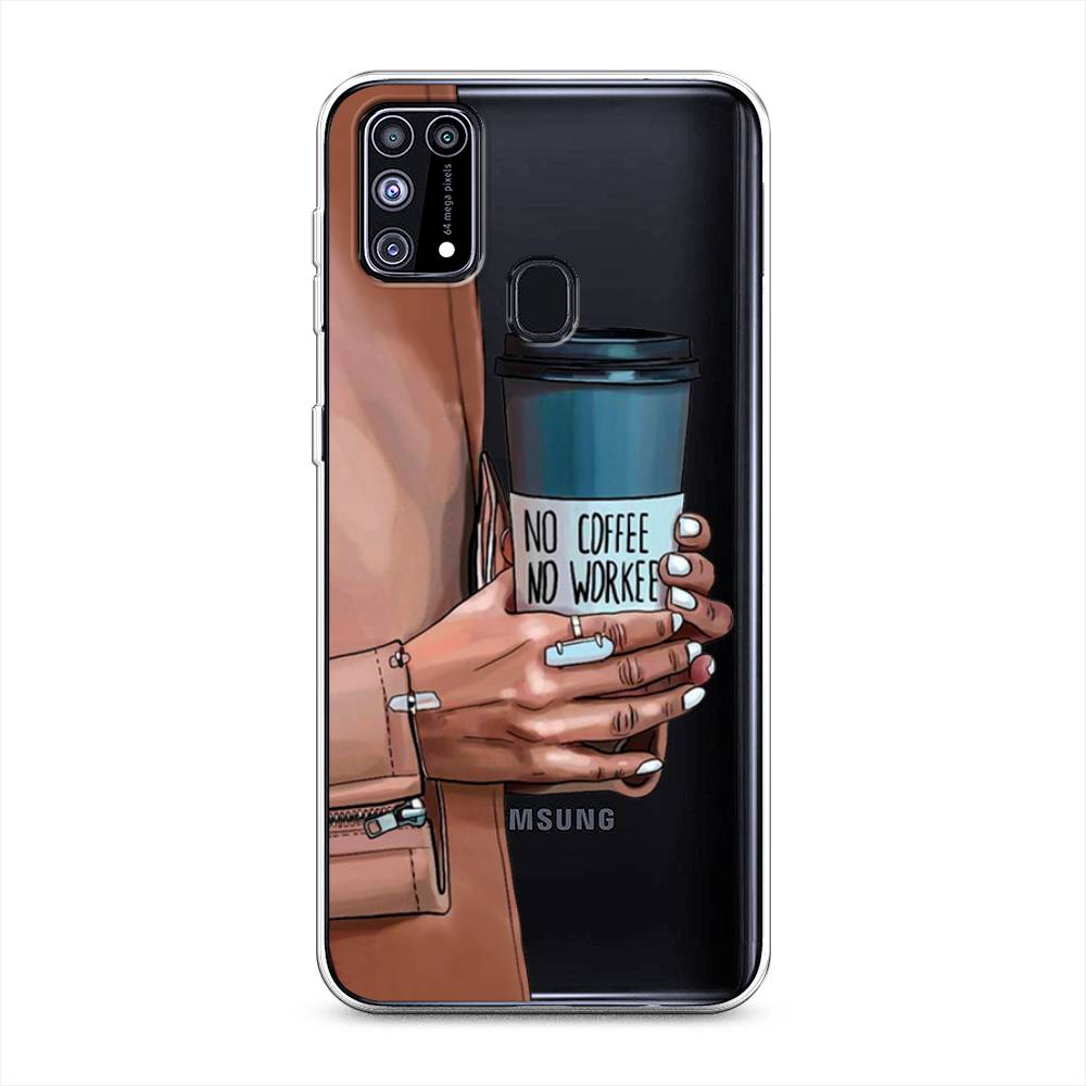 

Чехол Awog на Samsung Galaxy M31 / Самсунг M31 "No coffee", Разноцветный, 2100750-7
