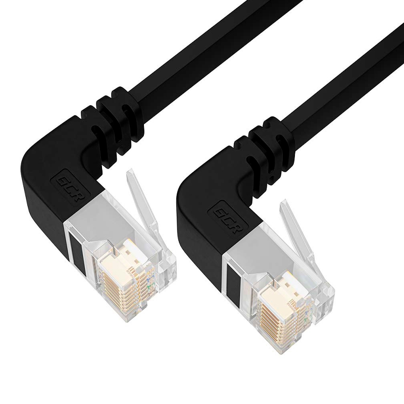 

Кабель Greenconnect RJ45 - RJ45 вилка-вилка 1м () черный, GCR-55018 1.0m