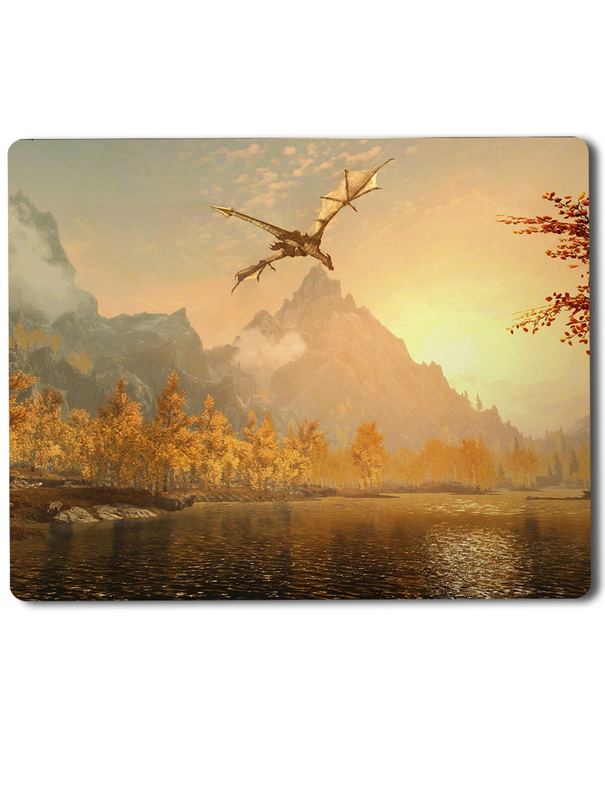 

Игровой коврик для мыши NoBrand skyrim пейзаж лес фентези- 3 (XJR138), skyrim пейзаж лес фентези- 3