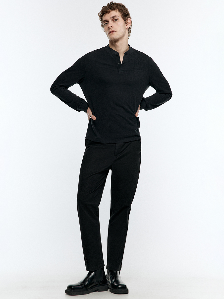 

Брюки мужские Befree ManTailoringChino1-50 черные XS/176, Черный, ManTailoringChino1-50
