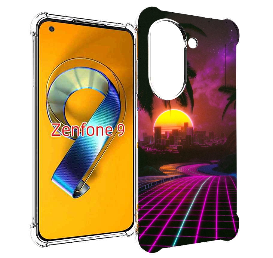 Чехол MyPads хотлайнмайами 2 для Asus Zenfone 9 (AI2202)