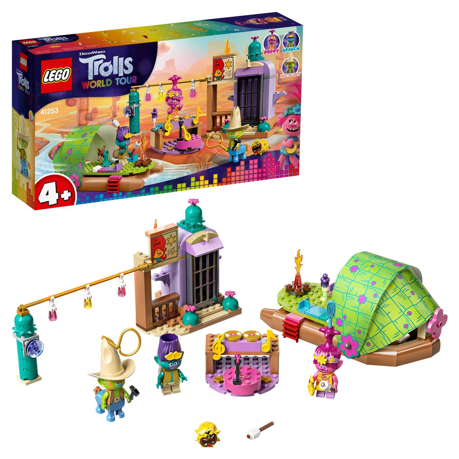 Конструктор LEGO Trolls Приключение на плоту в Кантри-тауне 41253 конструктор lego 41253 trolls lonesome flats raft приключение на плоту в кантри тауне