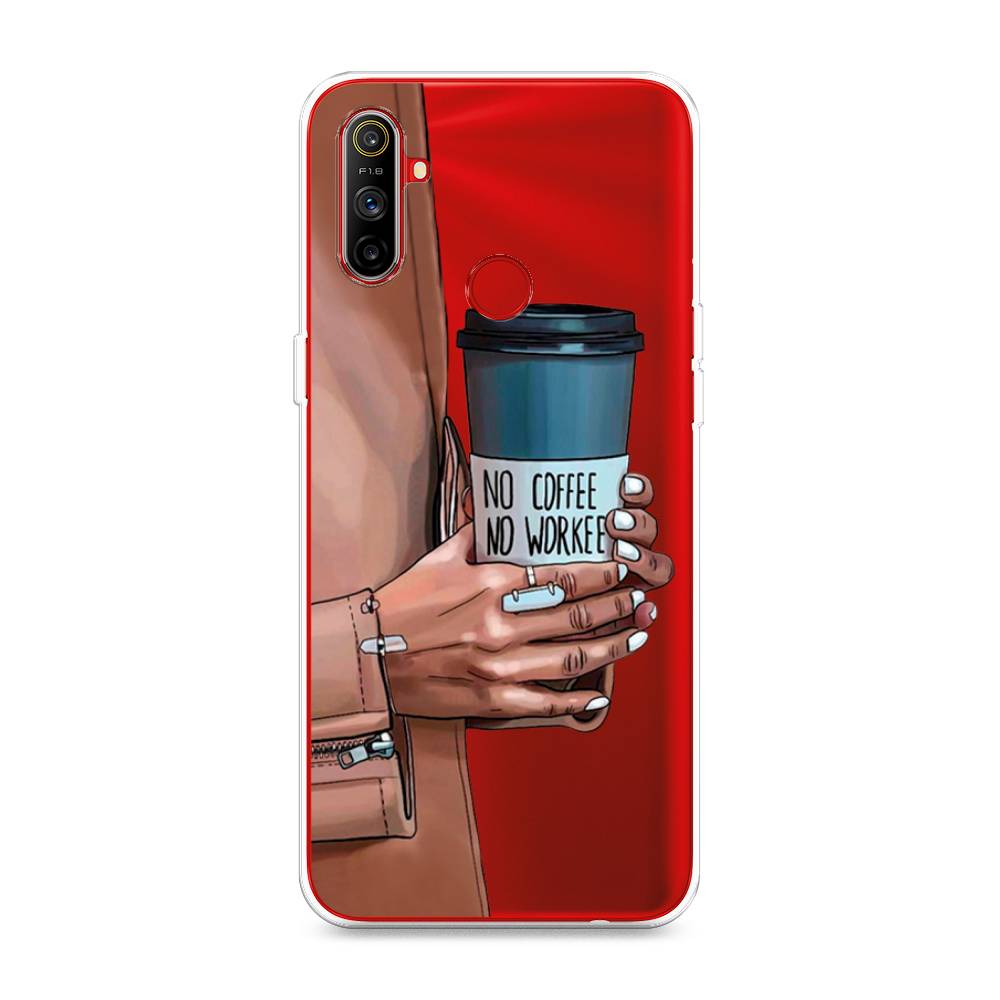 

Чехол Awog на Realme C3 "No coffee", Разноцветный, 253050-7
