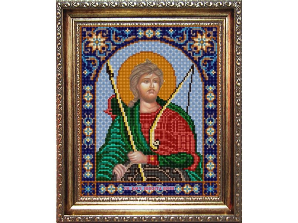 

Рисунок на ткани «Св.Никита»